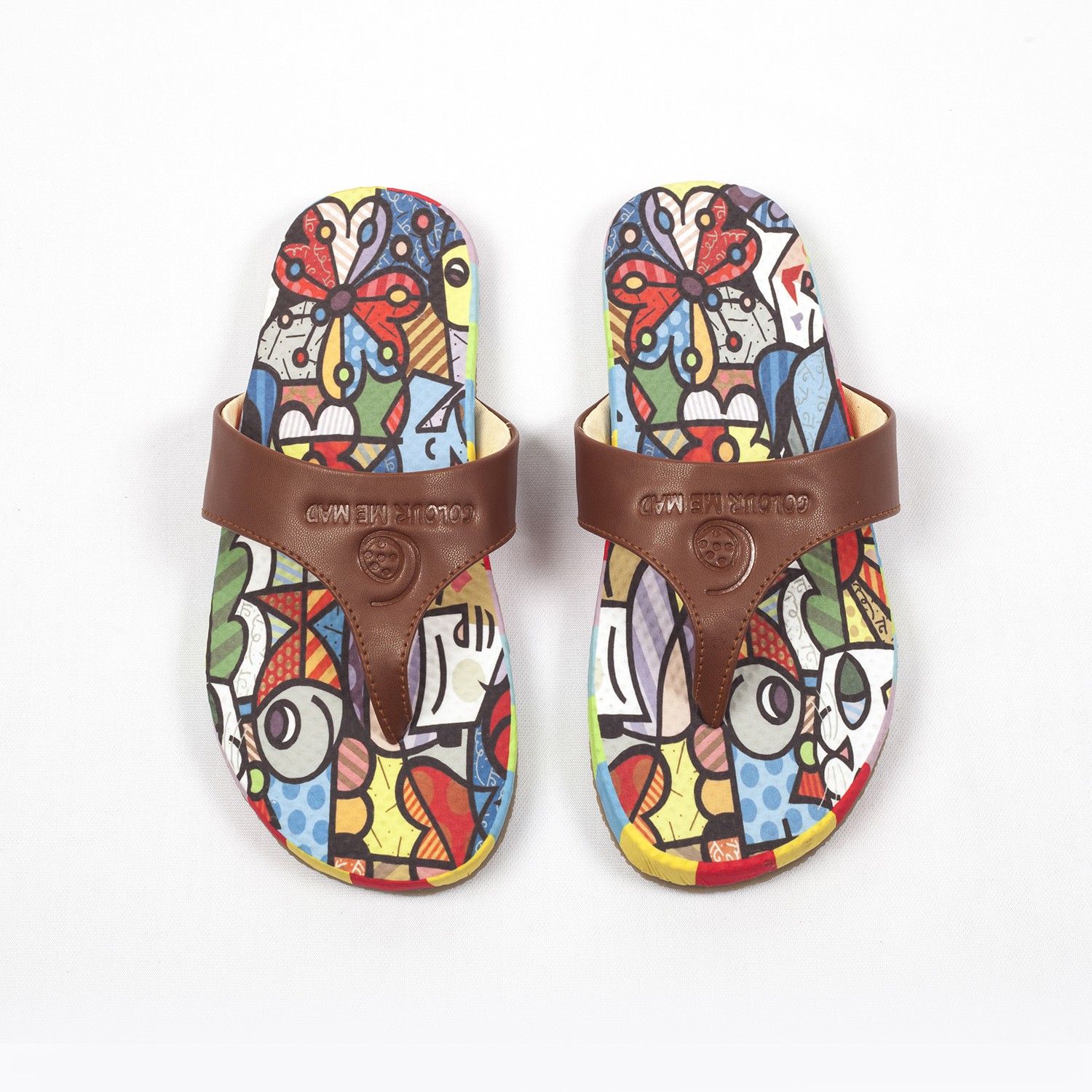 Colour Me Mad Flip Flops